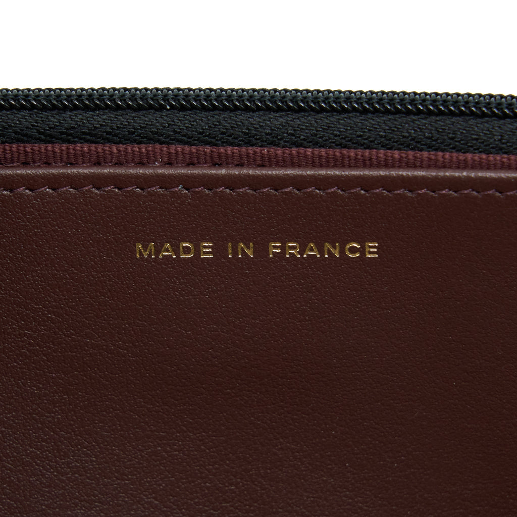 CHANEL CLASSIC WALLET ON CHAIN CAVIAR BLACK GHW (MICROCHIP)