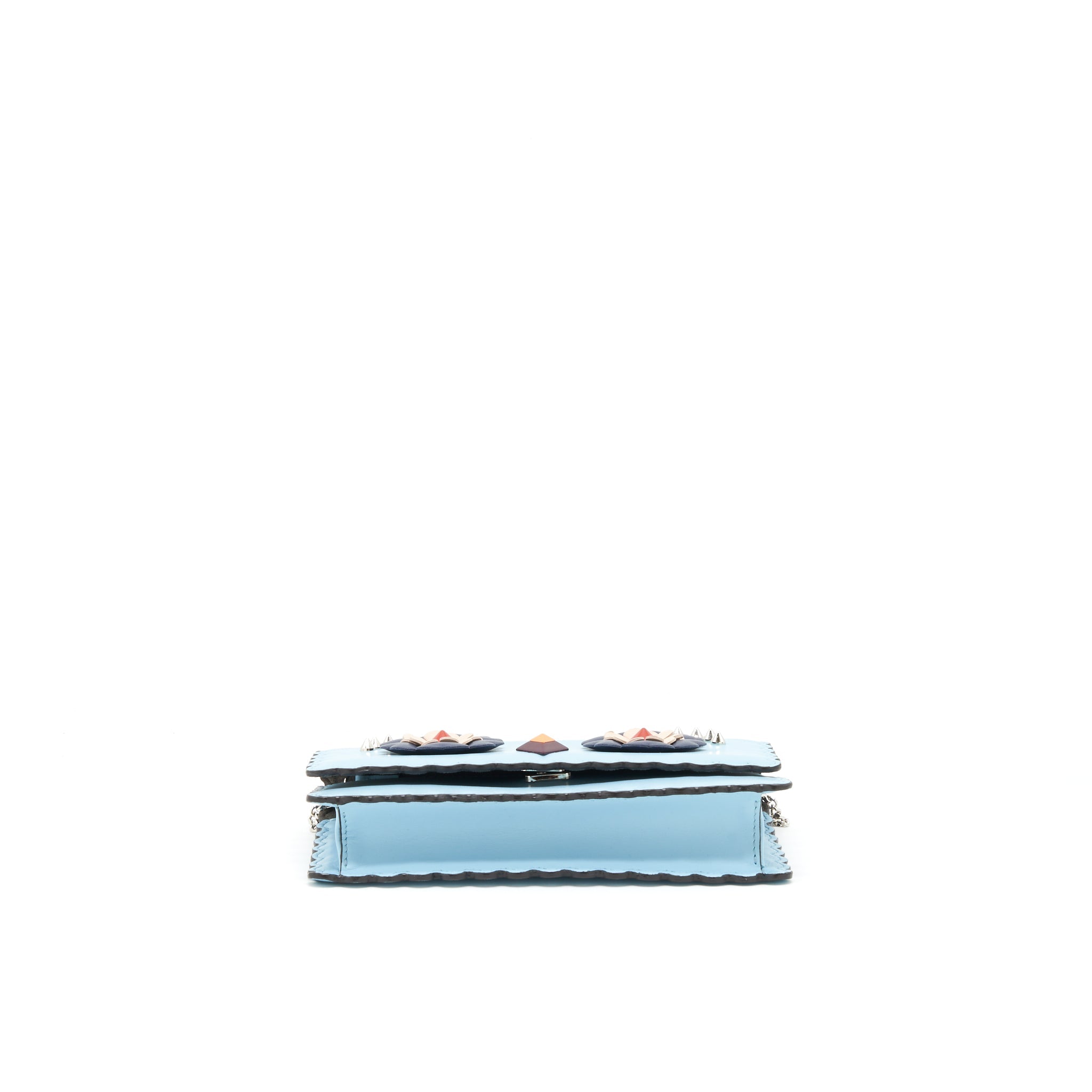 FENDI WALLET ON CHAIN MONSTER BLUE