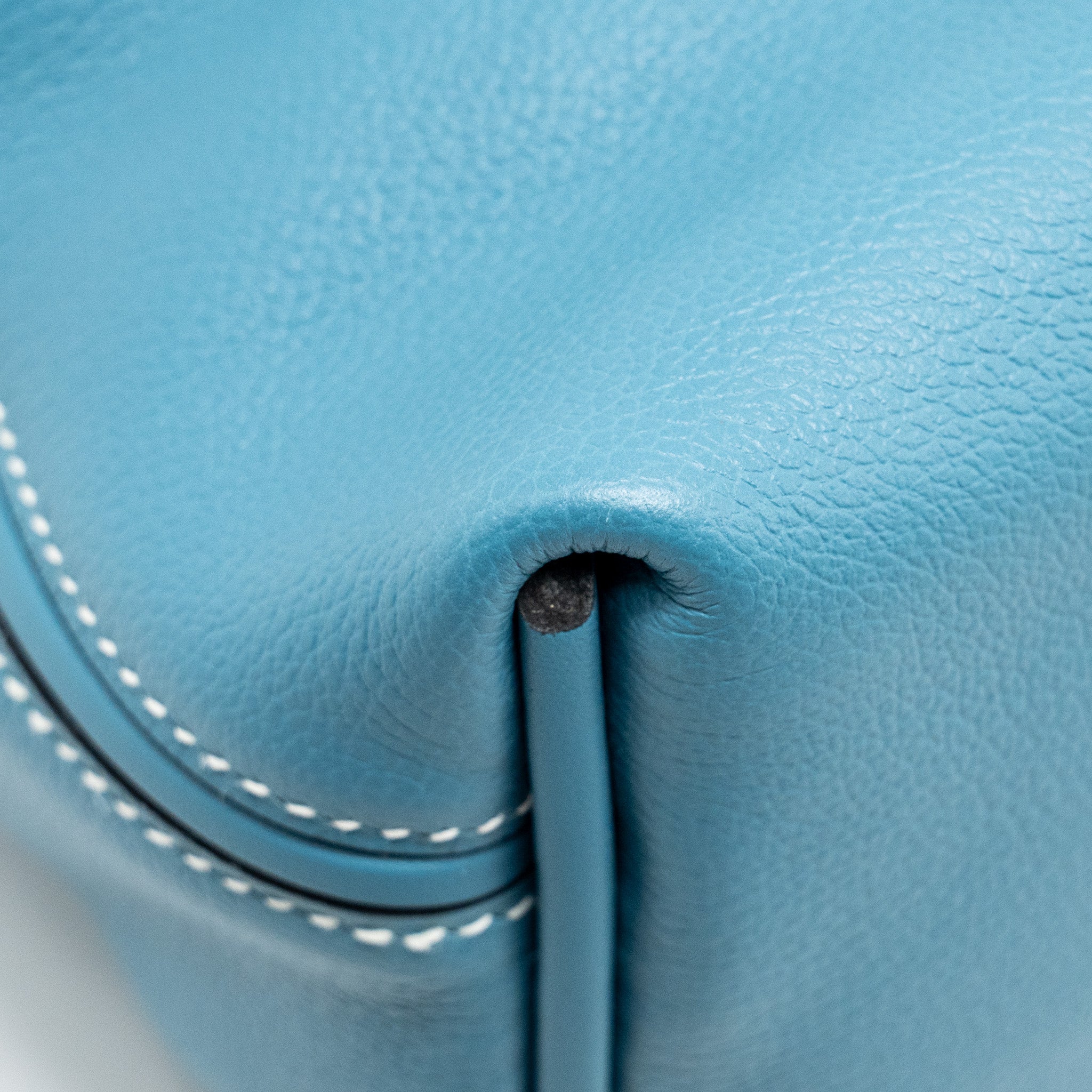 HERMES MINI 24/24 2424-21 BAG EVERCOLOR/SWIFT NEW BLEU JEAN GHW