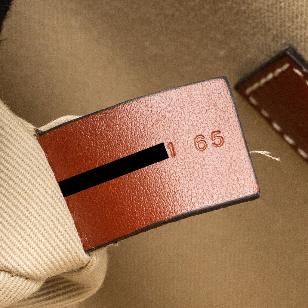 CHLOE MEDIUM WOODY TOTE BAG CANVAS WHITE/BROWN