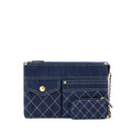 CHANEL DANIM CLUTCH WITH POUCH GHW