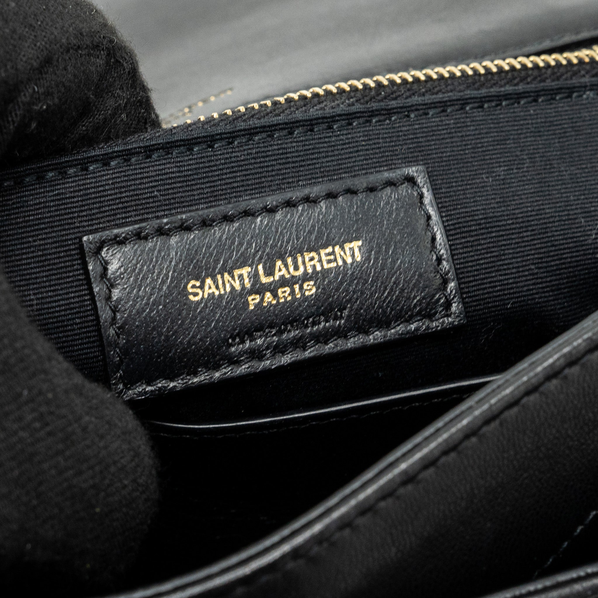 SAINT LAURENT MEDIUM NIKI LAMBSKIN BLACK GHW