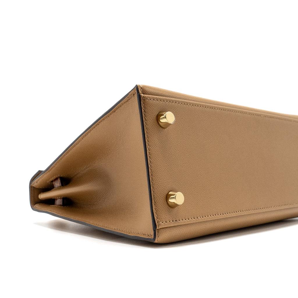 HERMES TOUCH KELLY 25 MADAME/ CROCODILE NILOTICUS CHAI/MIEL GHW