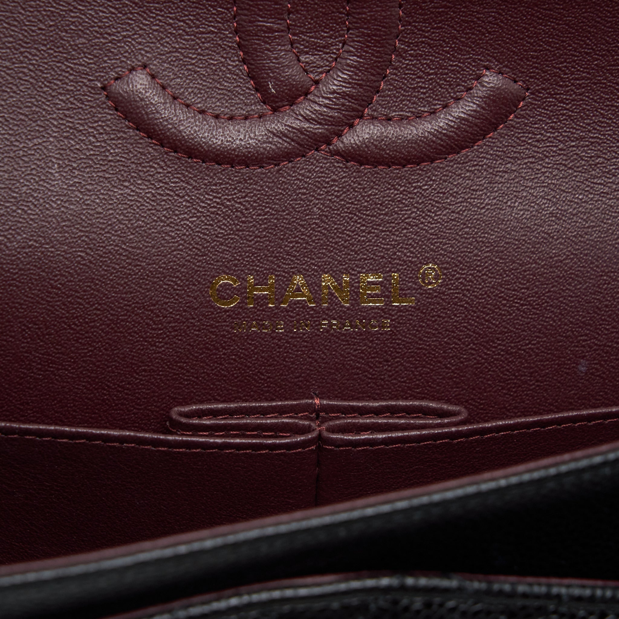 CHANEL MEDIUM CLASSIC FLAP BAG CAVIAR BLACK GHW