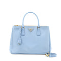 PRADA SAFFIANO TOTE BAG LIGHT BLUE GHW