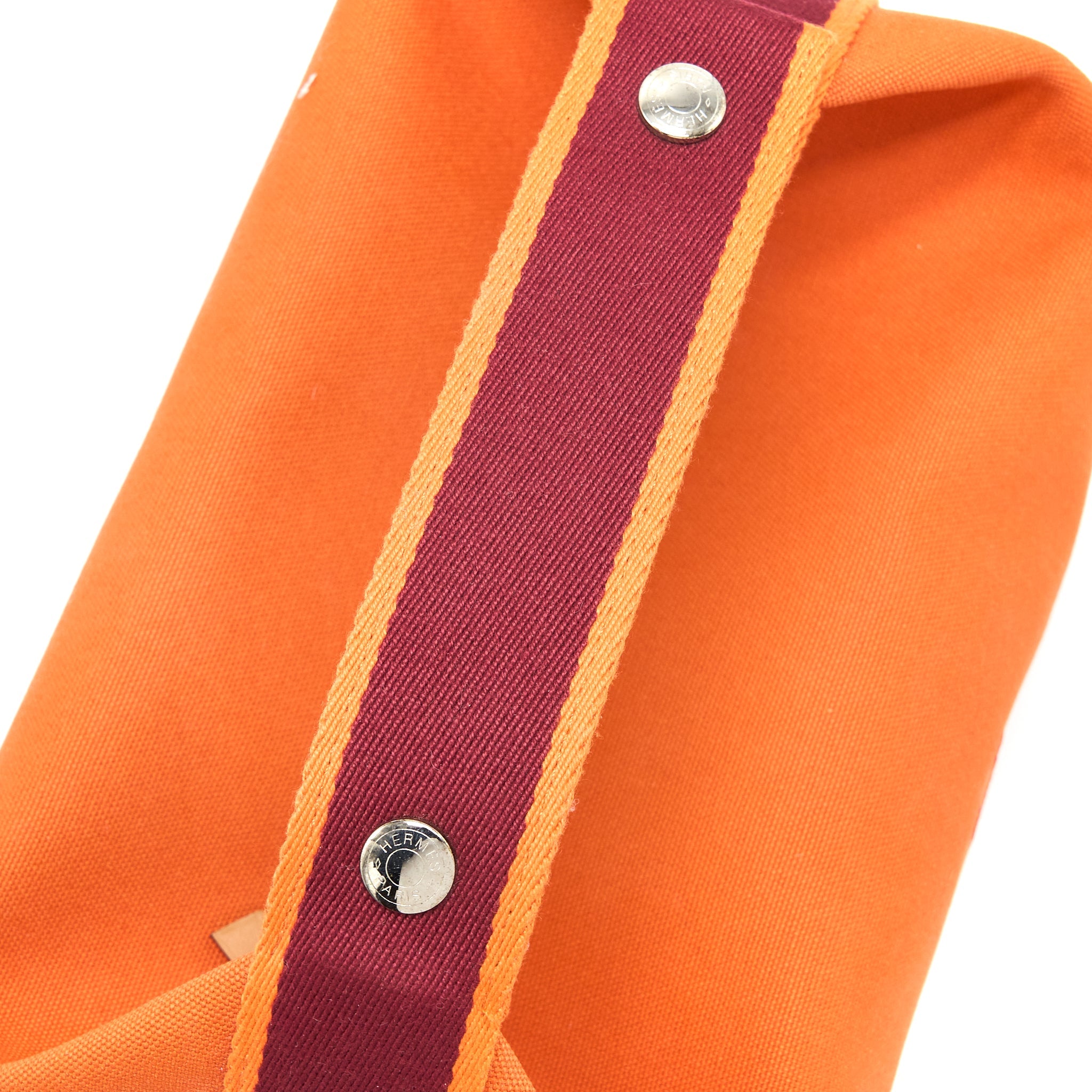 HERMES BRIDE A BRAC LARGE CANVAS ORANGE SHW