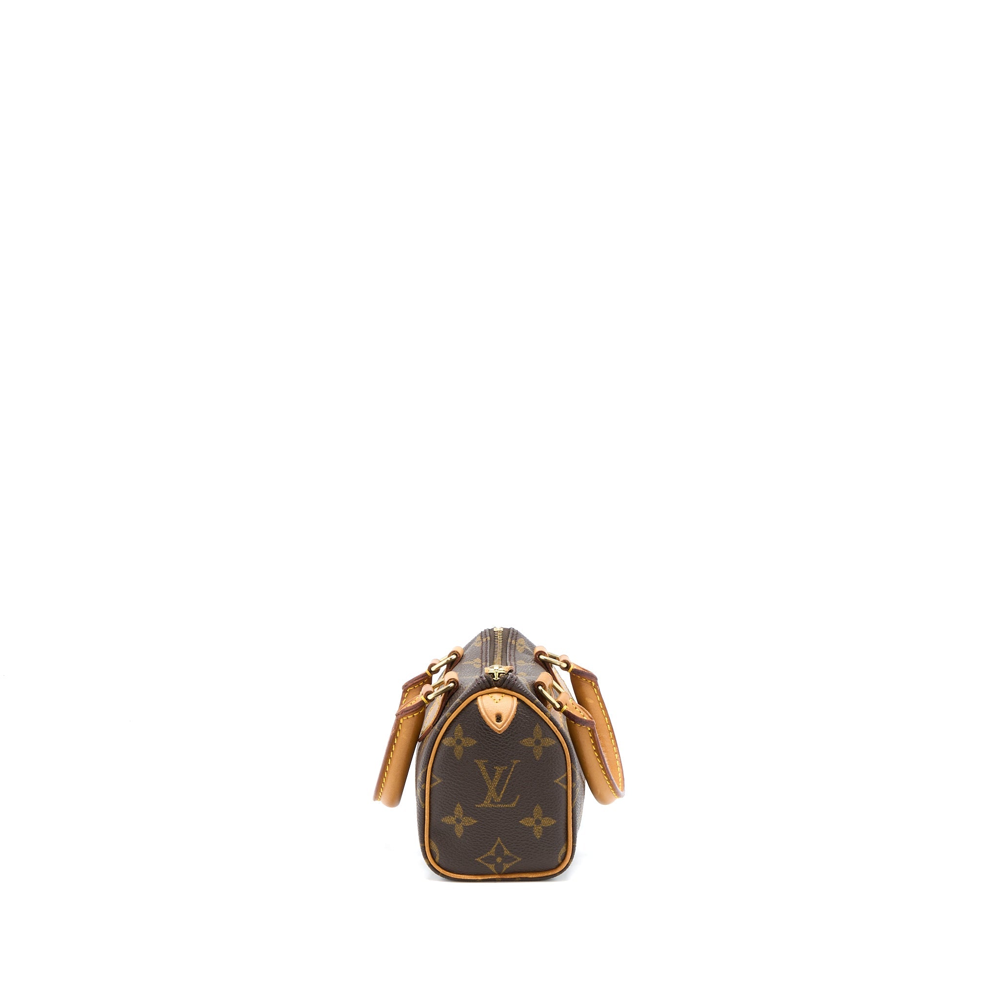 LOUIS VUITTON VINTAGE NANO SPEEDY MONOGRAM CANVAS GHW