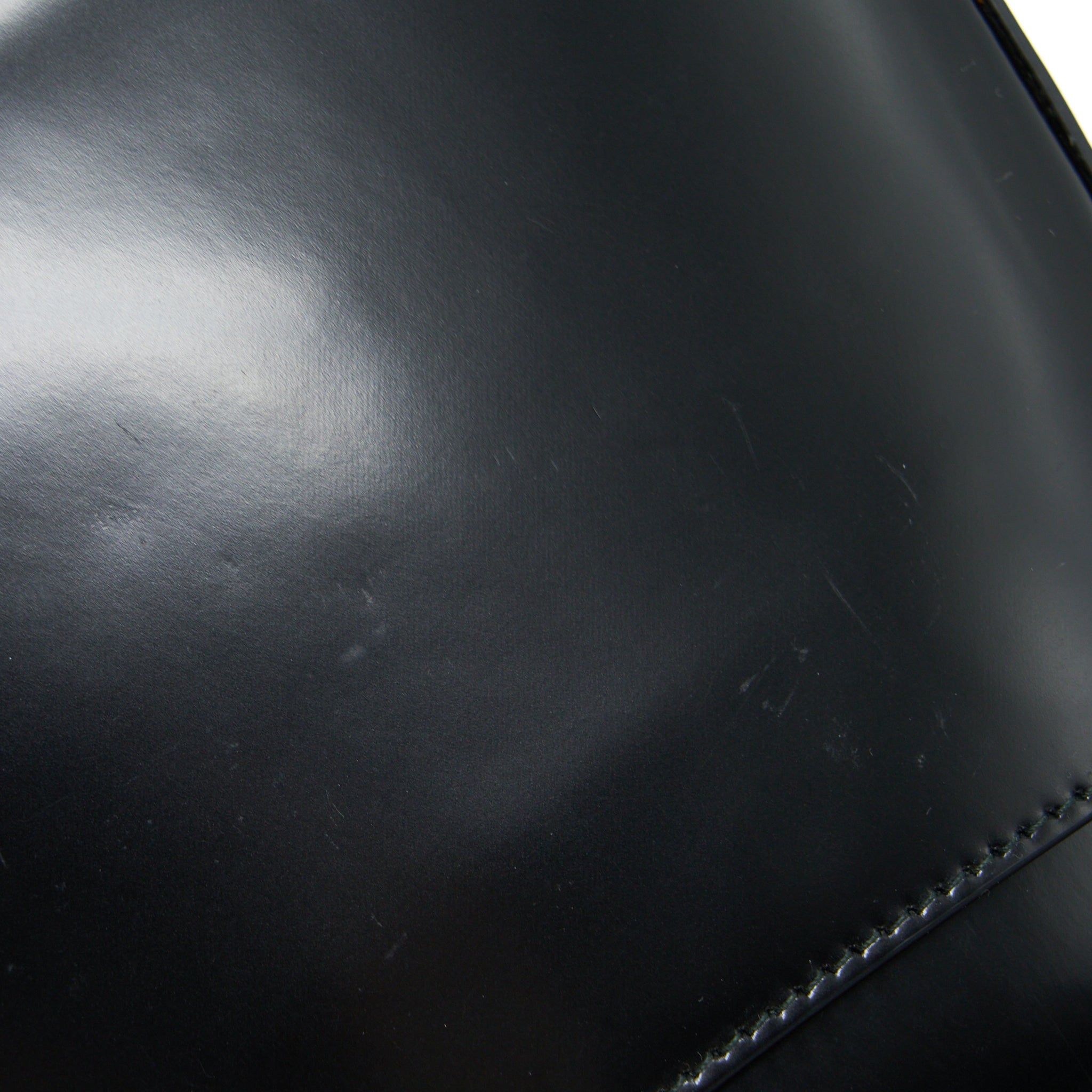 PRADA CLEO SHOULDER BAG BRUSHED LEATHER BLACK SHW