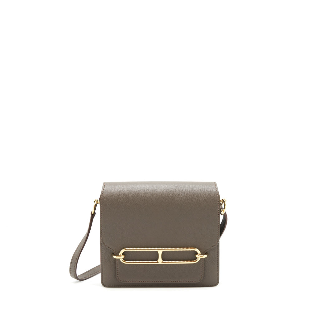 HERMES MINI ROULIS EVERCOLOR GRIS ETAIN GHW