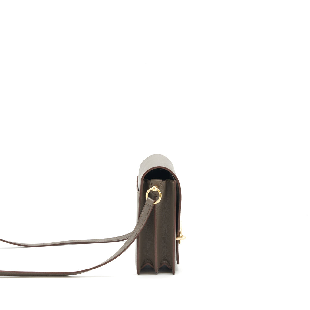 HERMES MINI ROULIS EVERCOLOR GRIS ETAIN GHW