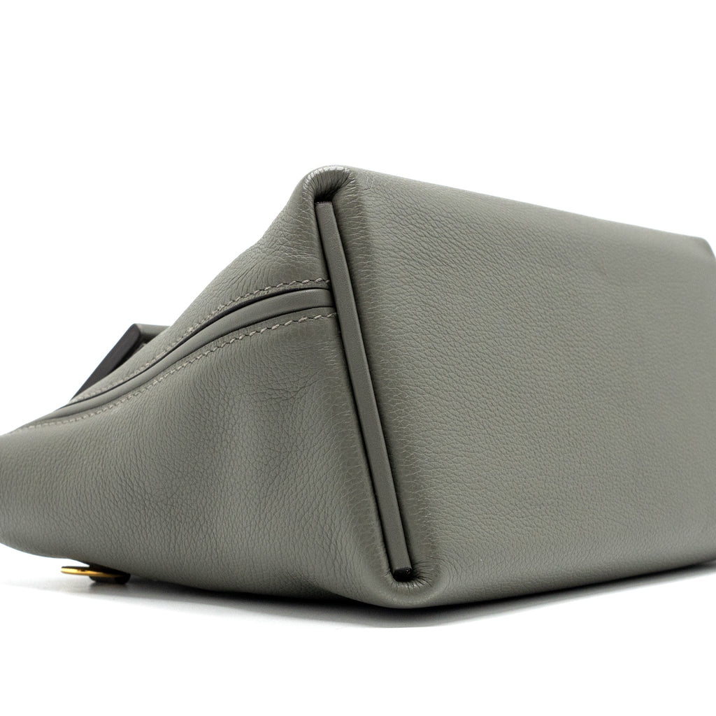 HERMES MINI 24/24 2424 - 21 BAG EVERCOLOR/SWIFT GRIS MEYER GHW