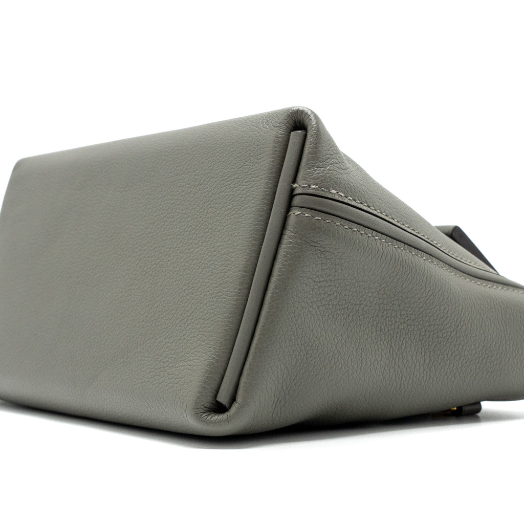 HERMES MINI 24/24 2424 - 21 BAG EVERCOLOR/SWIFT GRIS MEYER GHW