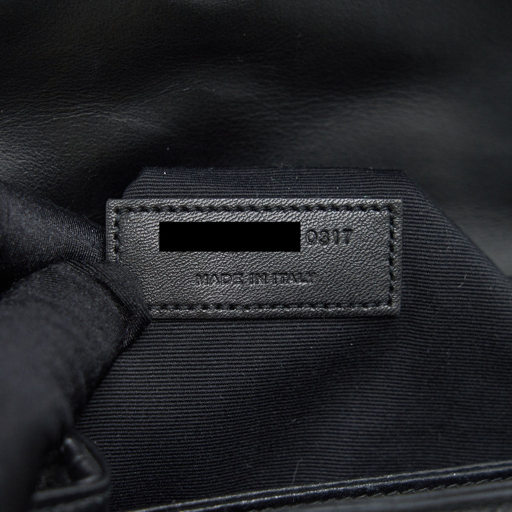 SAINT LAURENT LOU LOU TOY BAG BLACK SHW