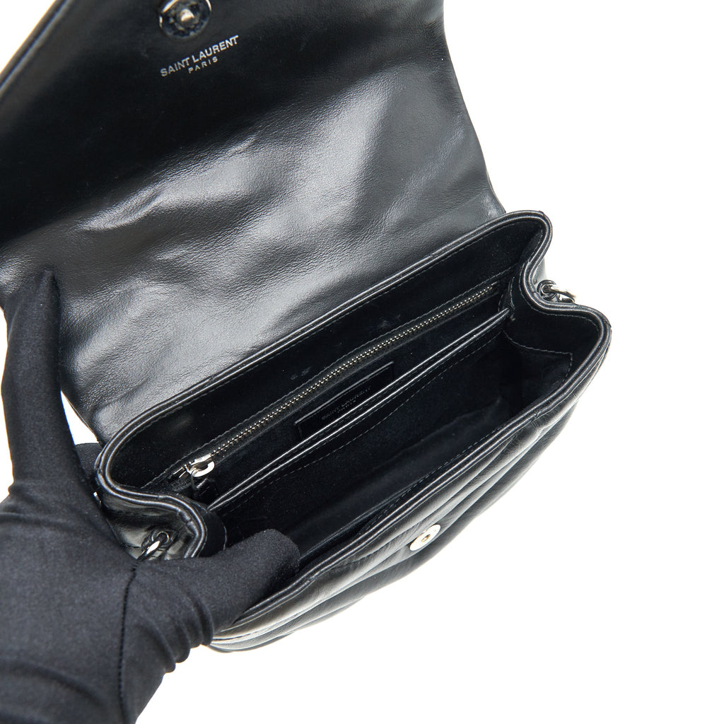 SAINT LAURENT LOU LOU TOY BAG BLACK SHW