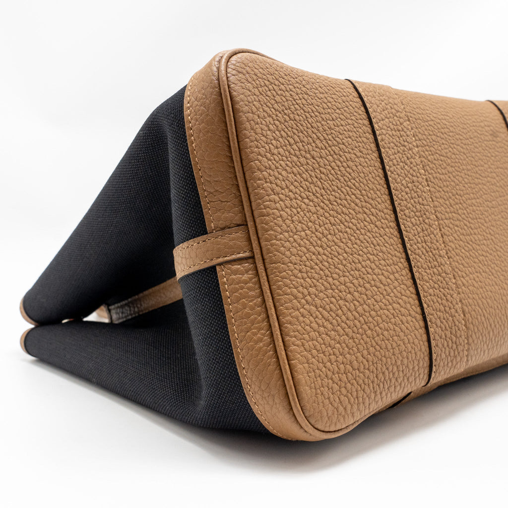 HERMES GARDEN PARTY 36 CANVAS/ NEGONDA BLACK/ ALEZAN SHW