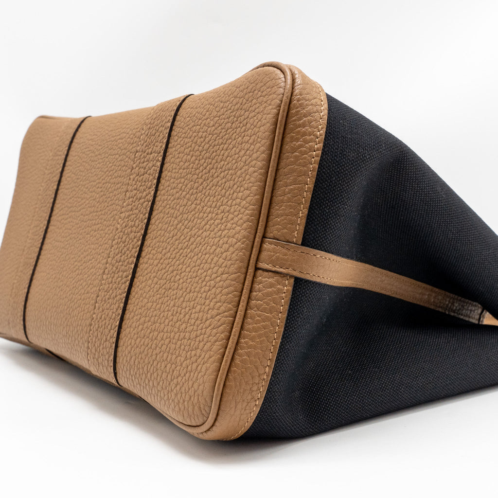HERMES GARDEN PARTY 36 CANVAS/ NEGONDA BLACK/ ALEZAN SHW
