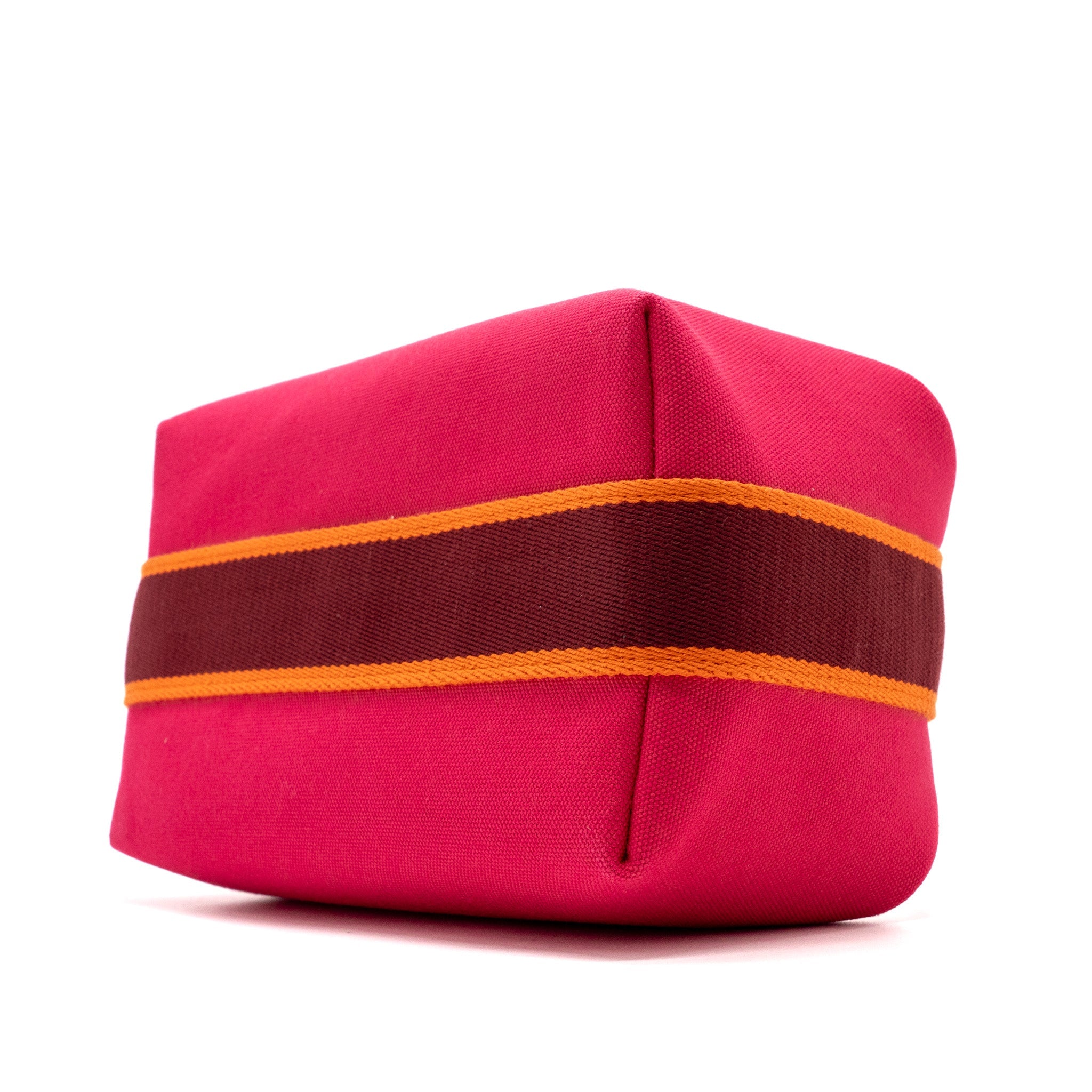 HERMES TROUSSE DE TOILETTE BRIDE A BRAC CANVAS HIBISCUS SHW