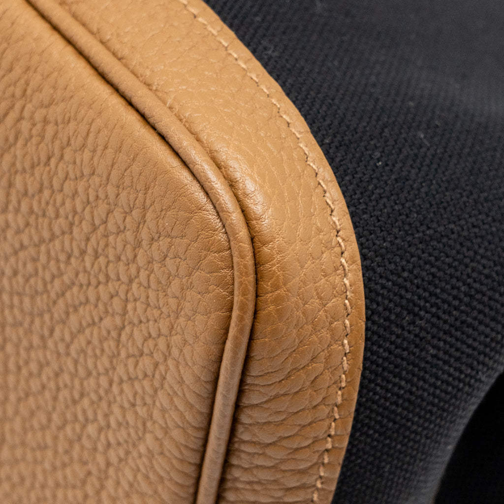 HERMES GARDEN PARTY 36 CANVAS/ NEGONDA BLACK/ ALEZAN SHW