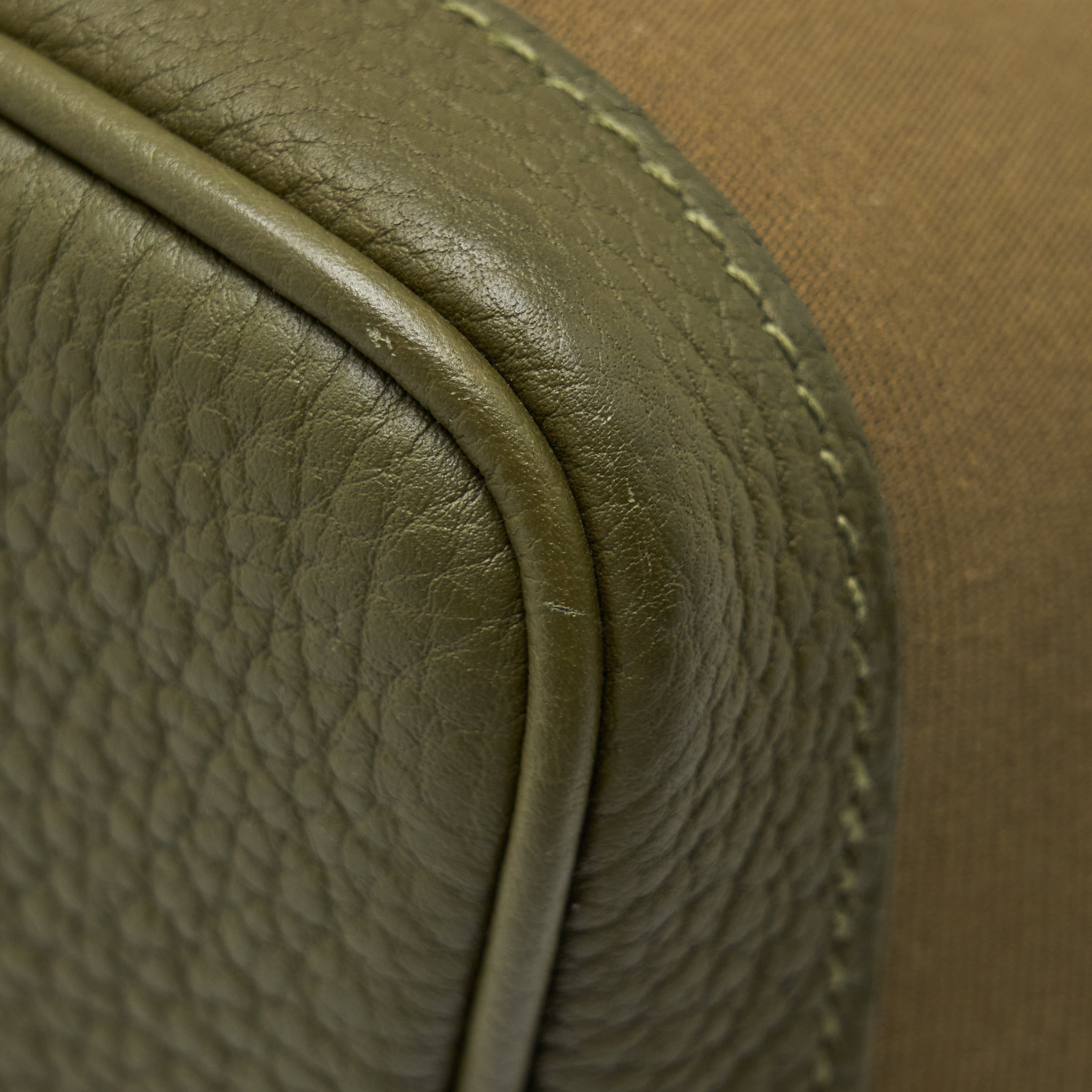 HERMES GARDEN PARTY 36 CANVAS VERT OLIVE/VERT VERONESE
