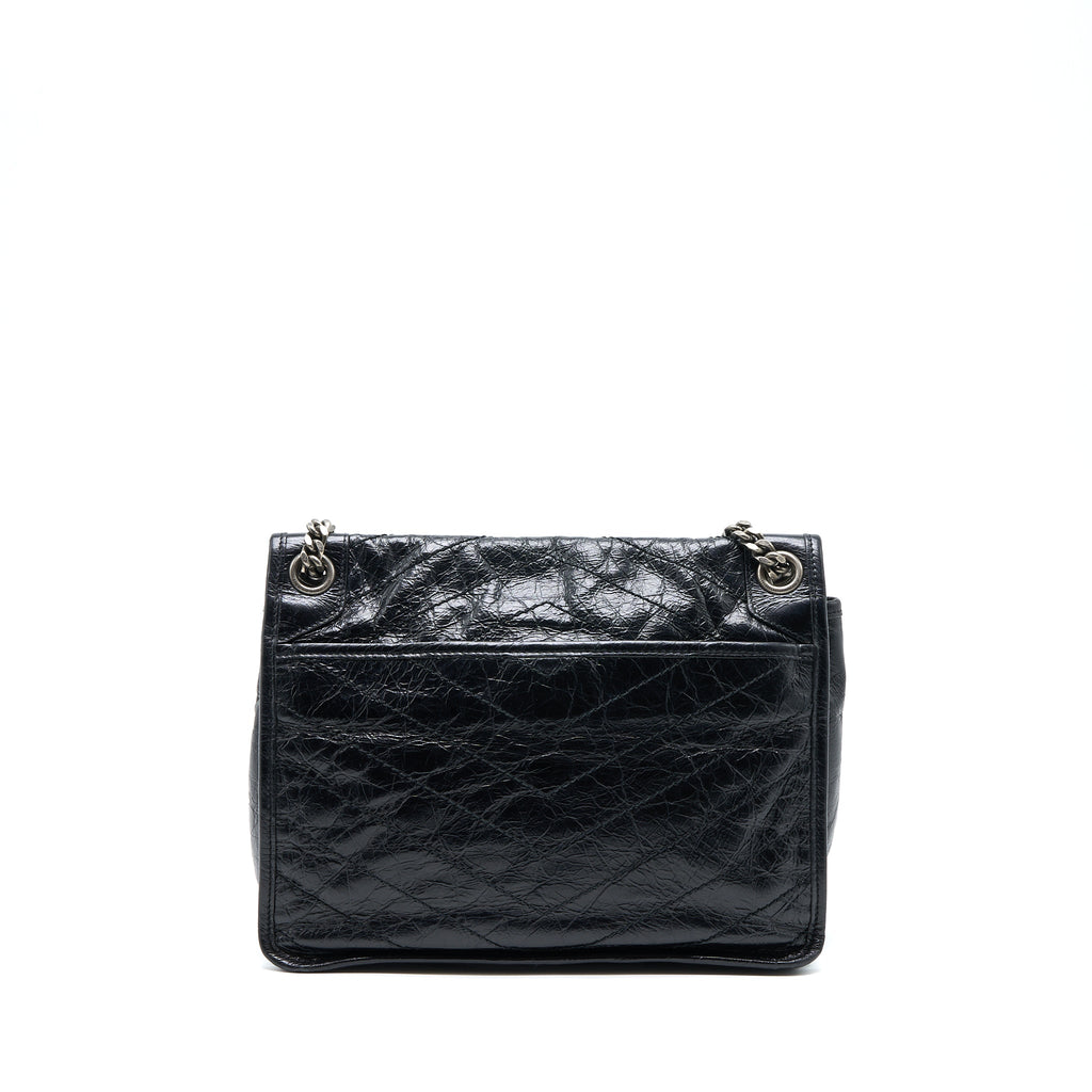 SAINT LAURENT/YSL MEDIUM NIKI BAG CALFSKIN BLACK SHW