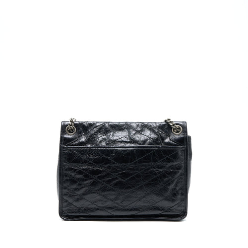 SAINT LAURENT/YSL MEDIUM NIKI BAG CALFSKIN BLACK SHW