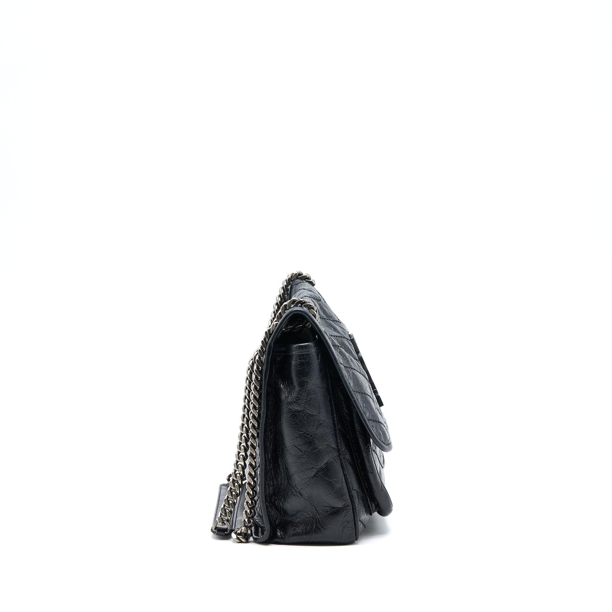 SAINT LAURENT/YSL MEDIUM NIKI BAG CALFSKIN BLACK SHW