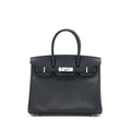 HERMES BIRKIN 30 RETOURNE EPSOM BLACK SHW