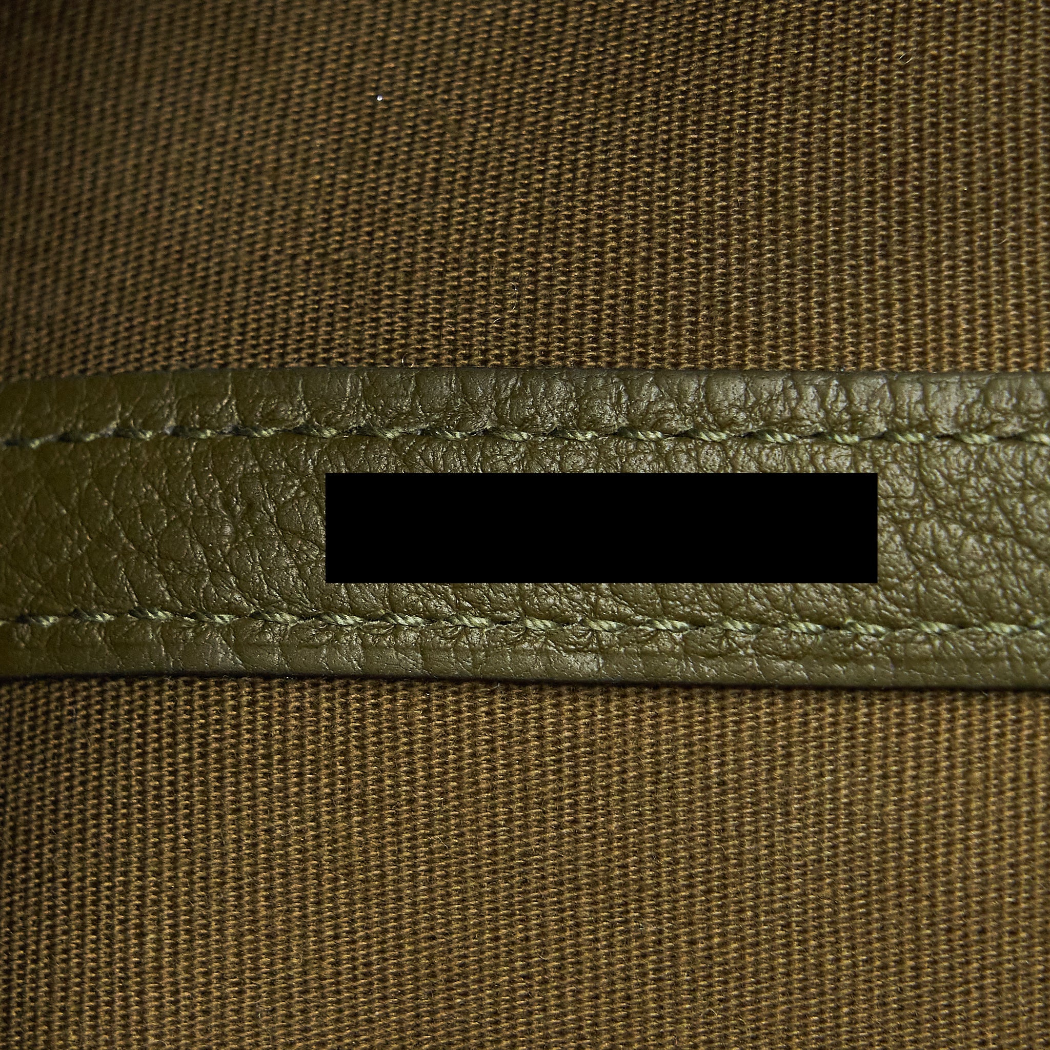 HERMES GARDEN PARTY 36 CANVAS VERT OLIVE/VERT VERONESE
