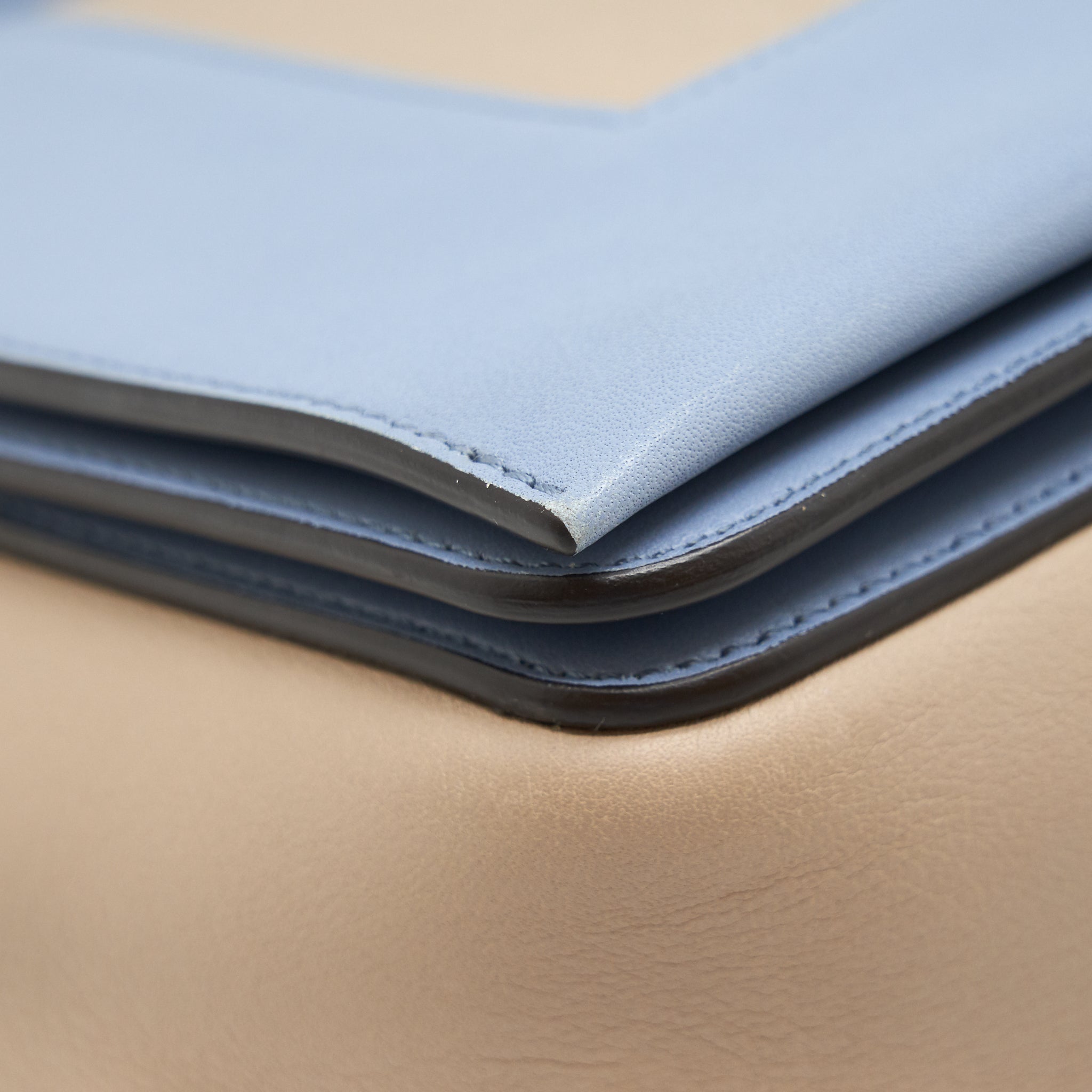 CELINE FRAME BAG BLUE/ GREY