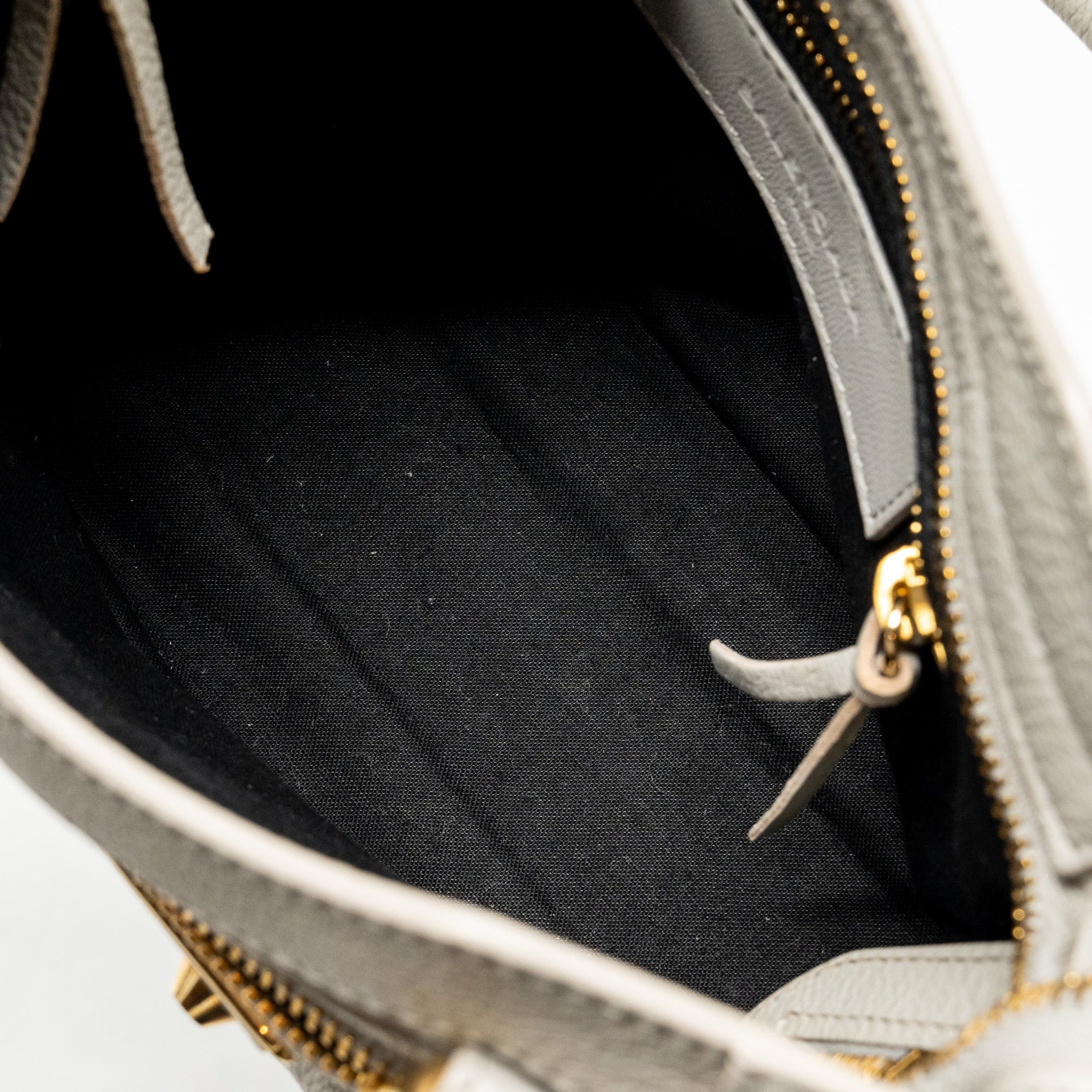 BALENCIAGA MINI CITY BAG CALFSKIN LIGHT GREY GHW
