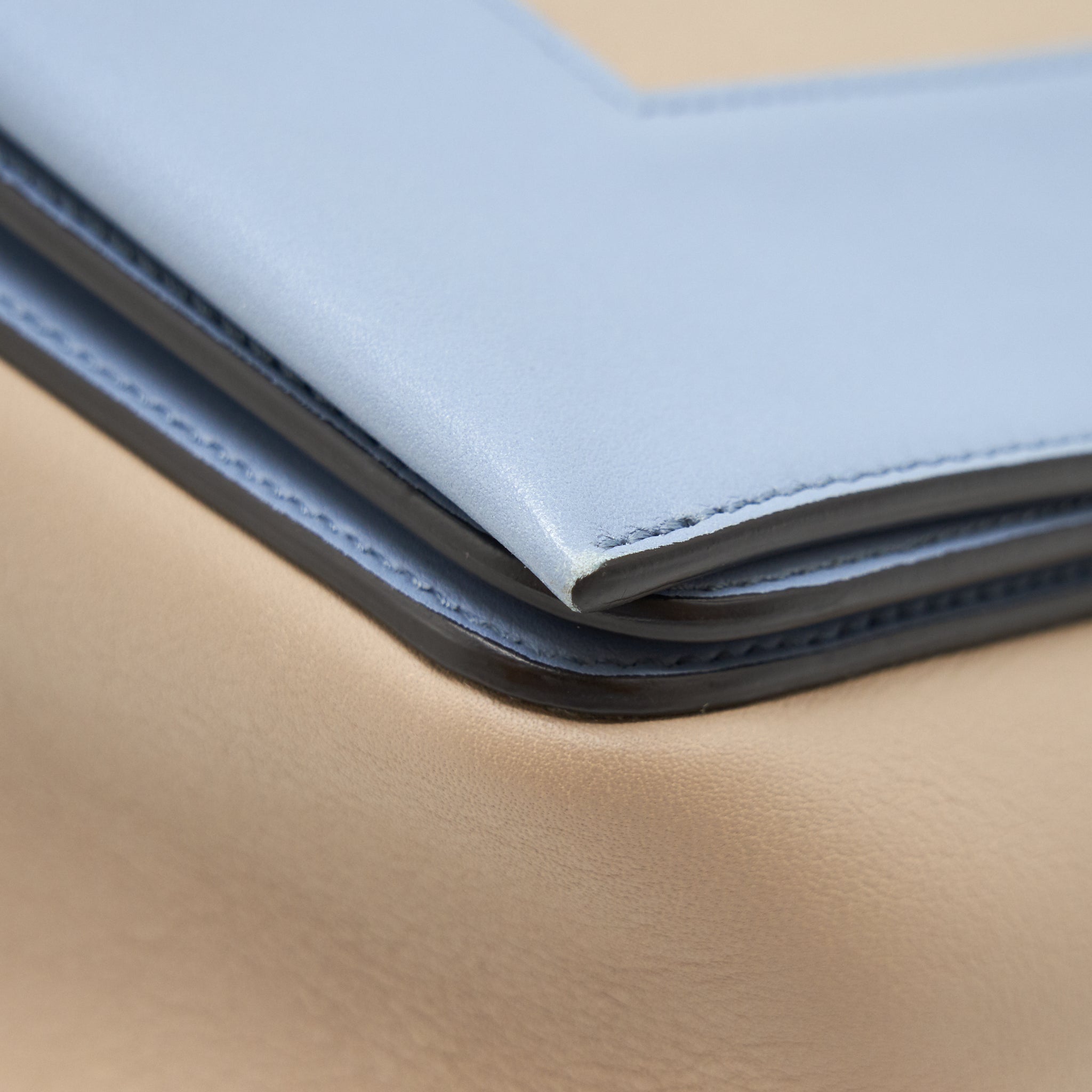 CELINE FRAME BAG BLUE/ GREY
