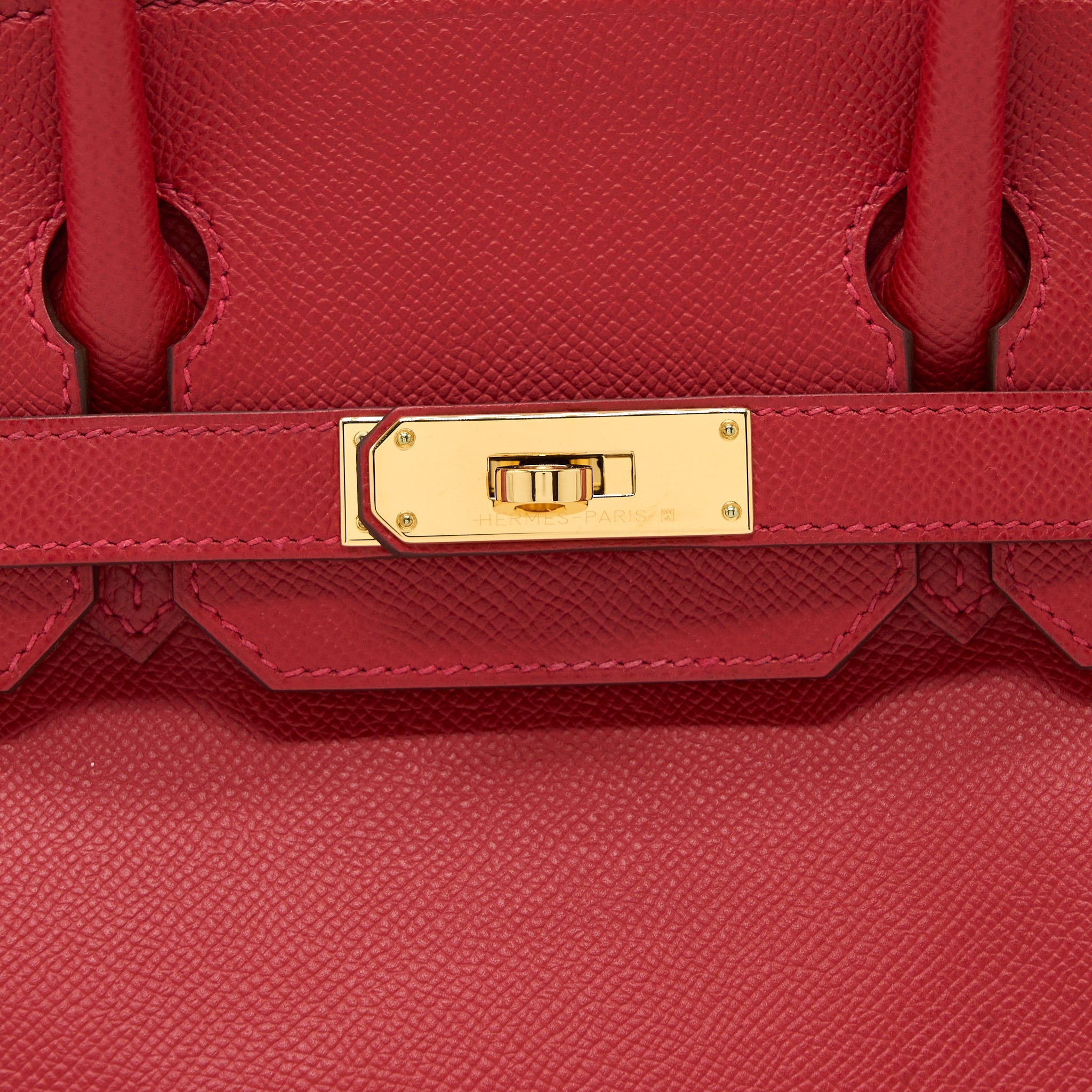 HERMES BIRKIN 30 EPSOM Q5 ROUGE CASAQUE GHW