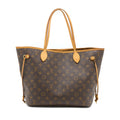 LOUIS VUITTON NEVERFULL MM MONOGRAM CANVAS GHW