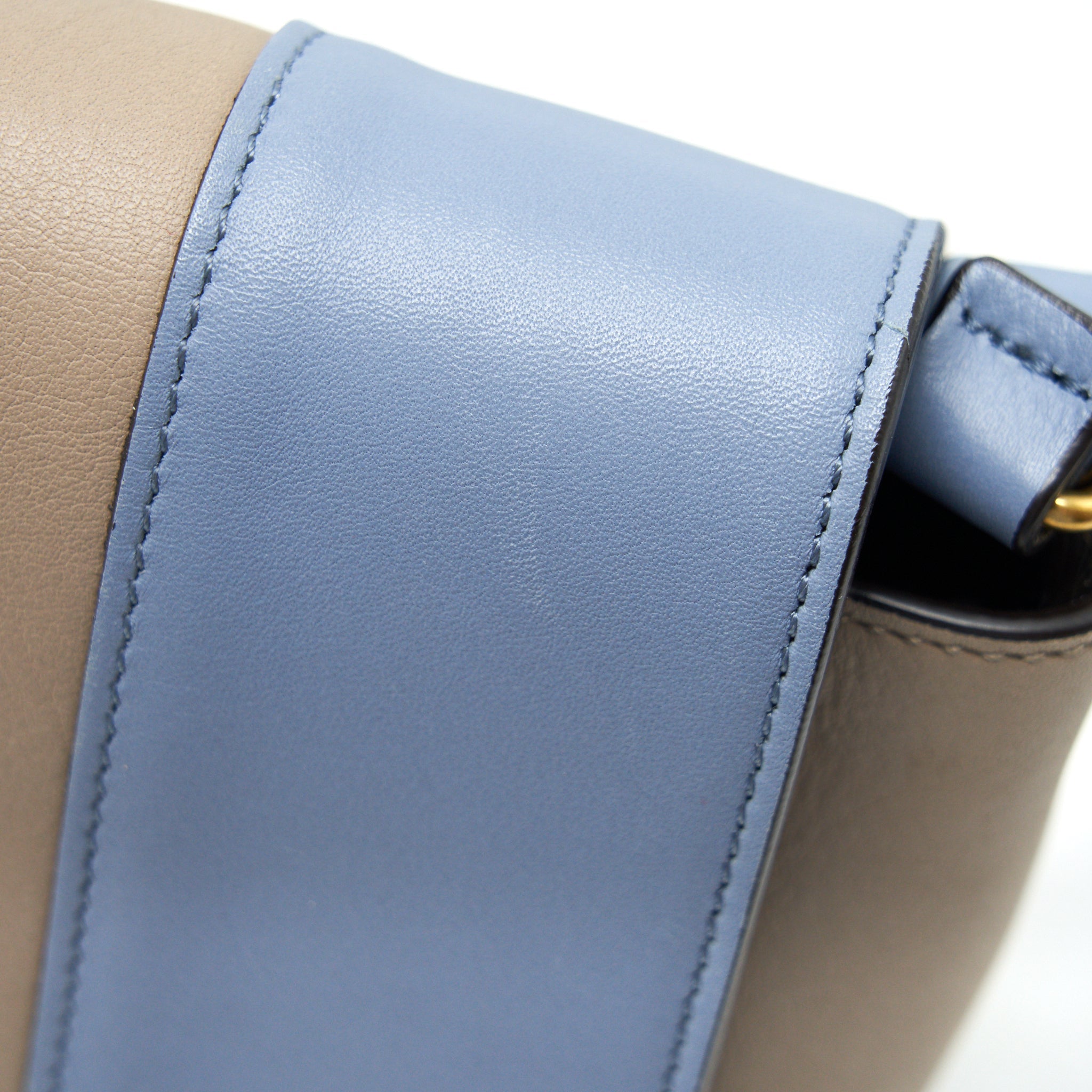 CELINE FRAME BAG BLUE/ GREY