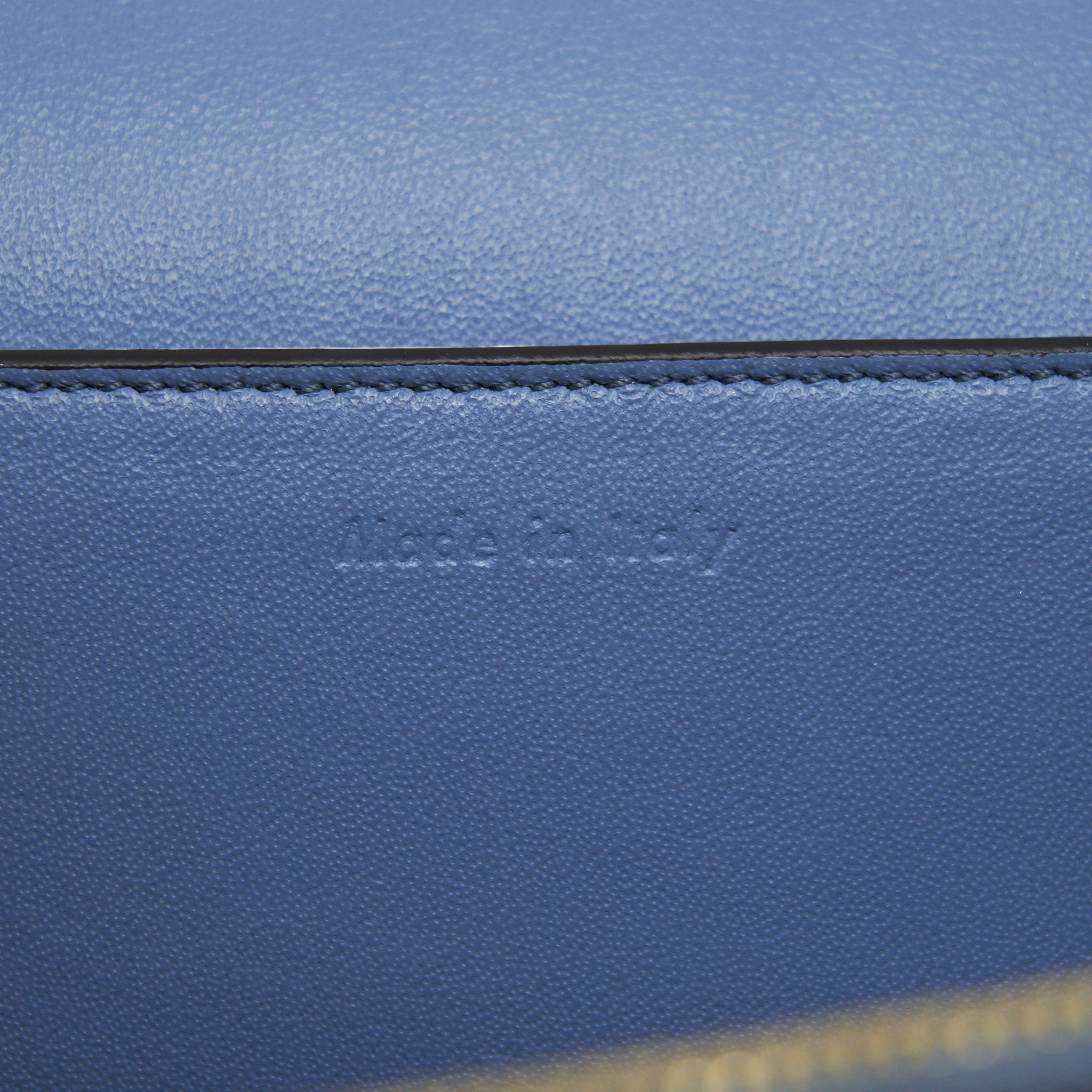 CELINE FRAME BAG BLUE/ GREY