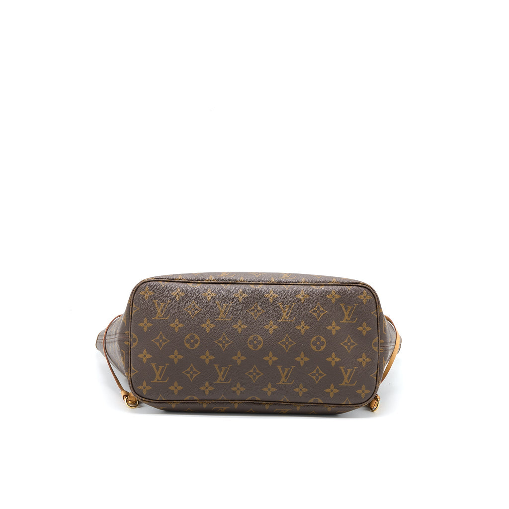 LOUIS VUITTON NEVERFULL MM MONOGRAM CANVAS GHW