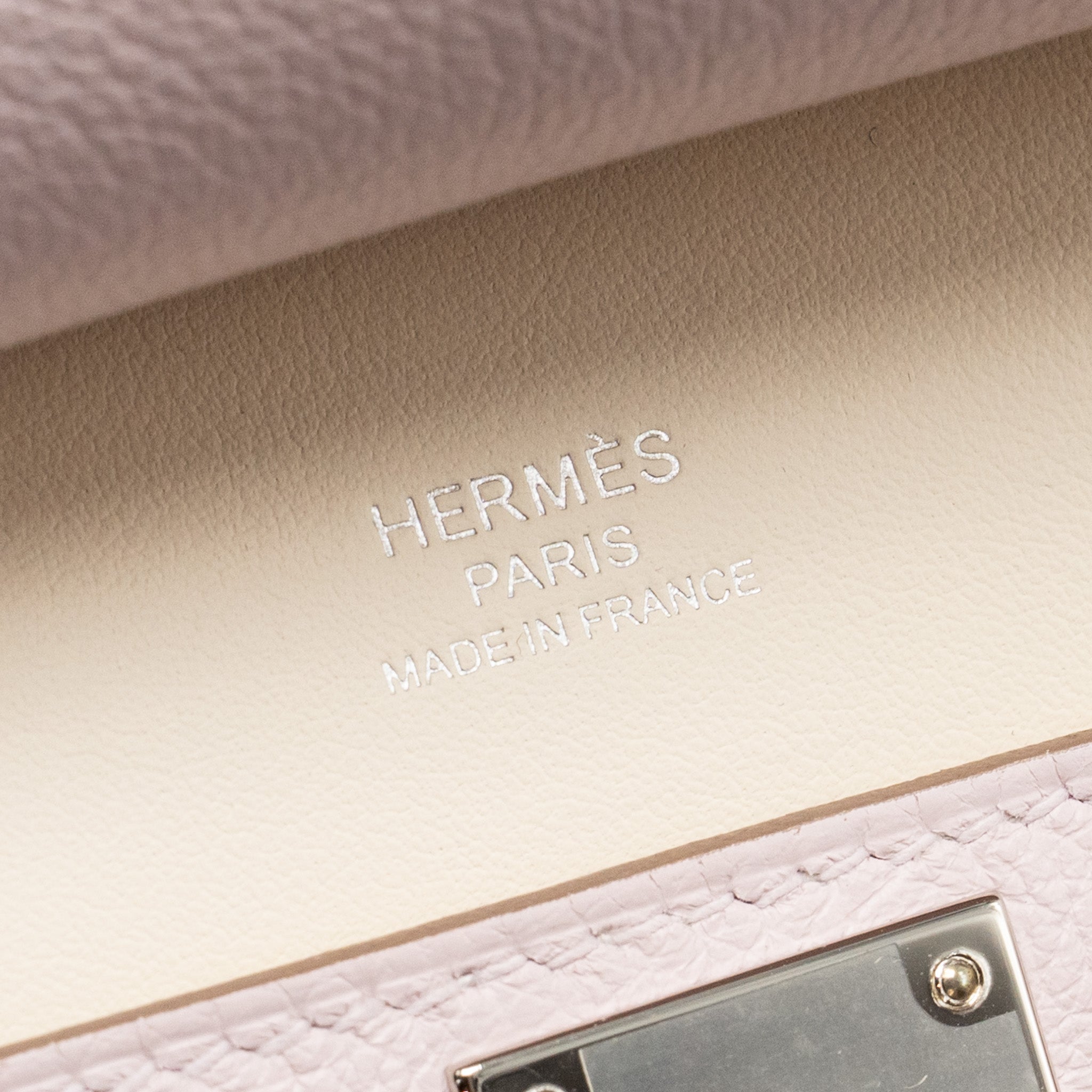 HERMES MINI JYPSIERE EVERCOLOR MAUVE PALE SHW