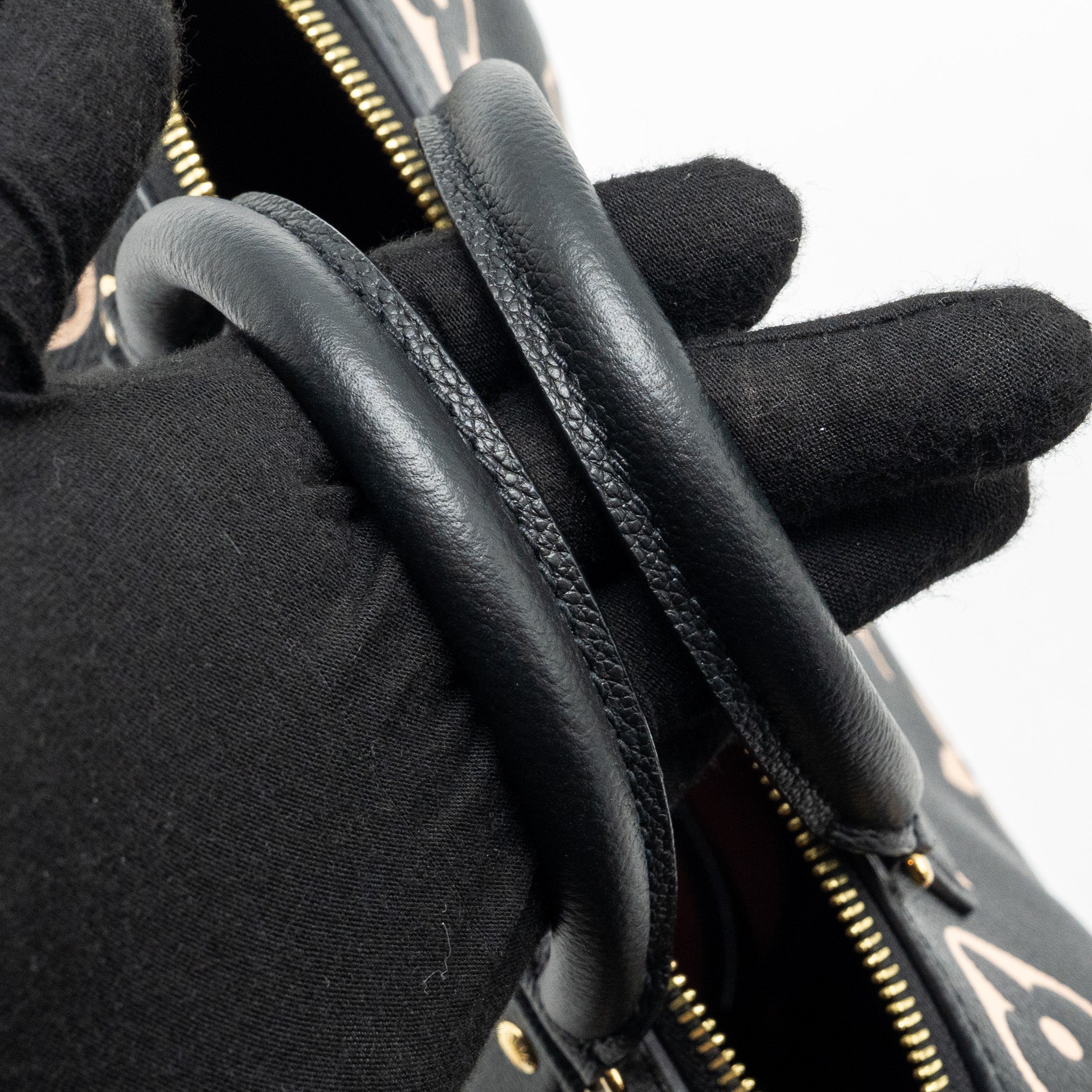 LOUIS VUTTION SPEEDY BANDOULIERE 25 BICOLOUR MONOGRAM EMPREINTE BLACK/MULTICOLOUR GHW