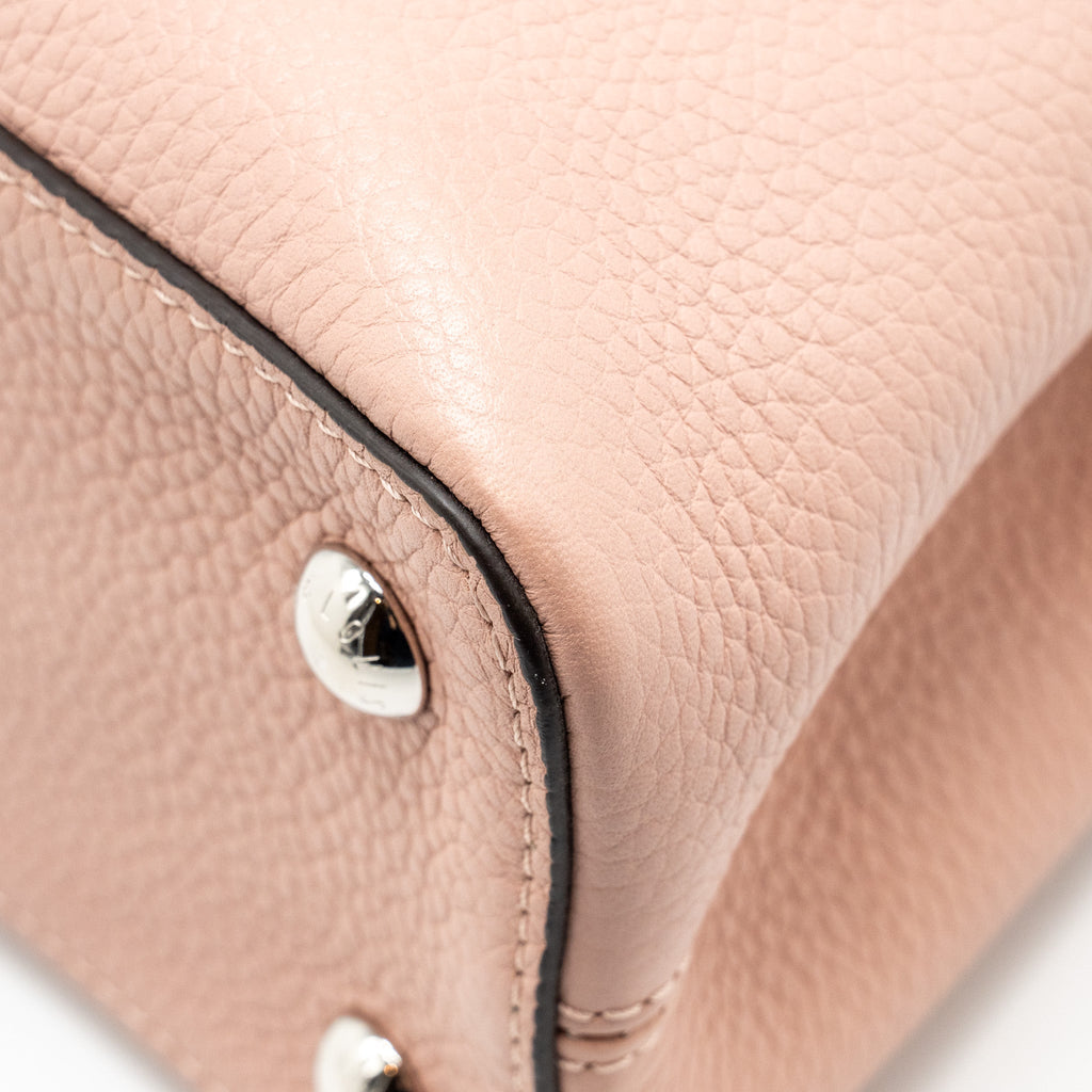LOUIS VUITTON CAPUCINES MM TAURILLON PINK SHW