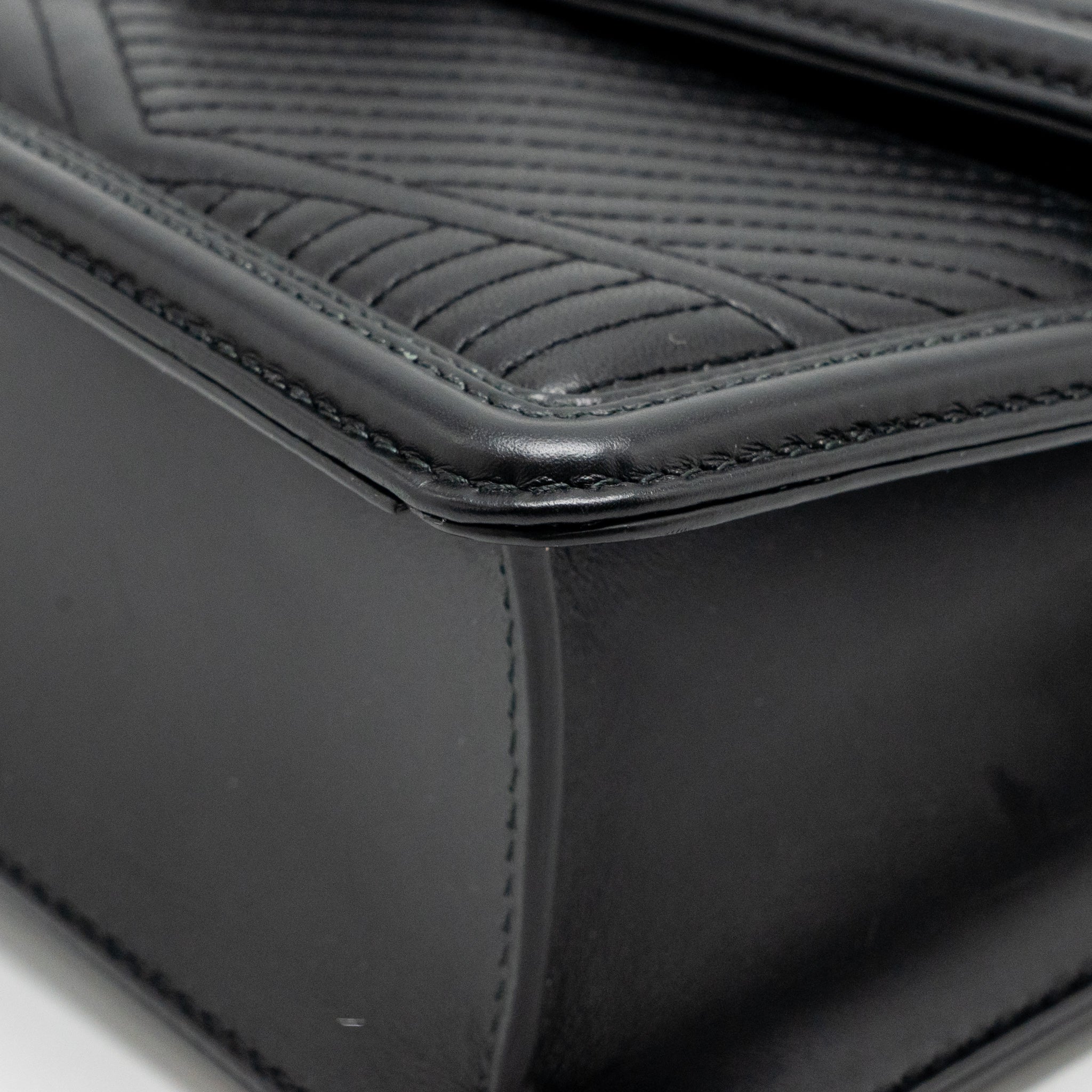 BVLGARI SERPENTI FOREVER FLAP BAG CALFSKIN BLACK RUTHENIUM HARDWARE