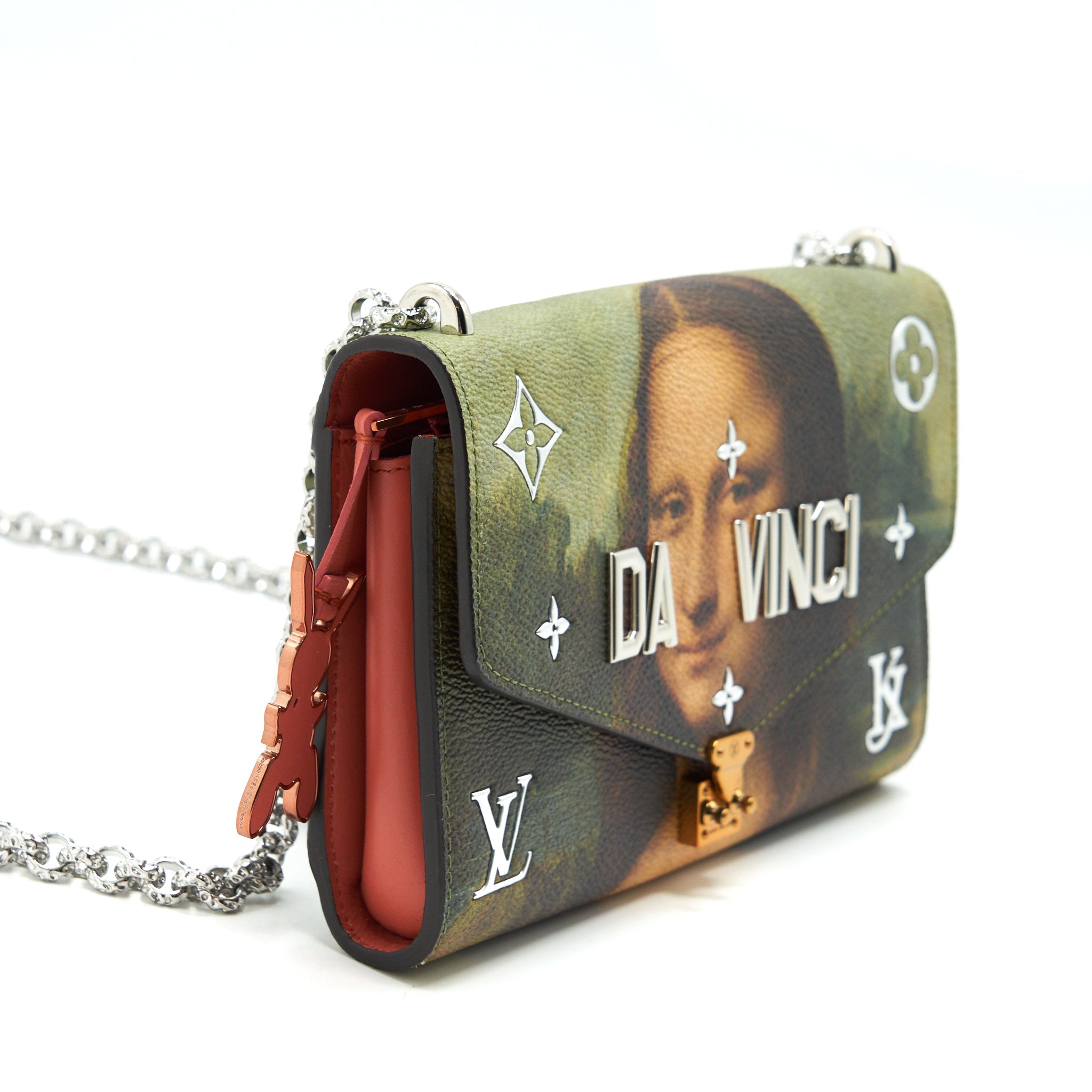 LOUIS VUITTON WALLET ON CHAIN JEFF KOONS DA VINCI LIMITED EDITION
