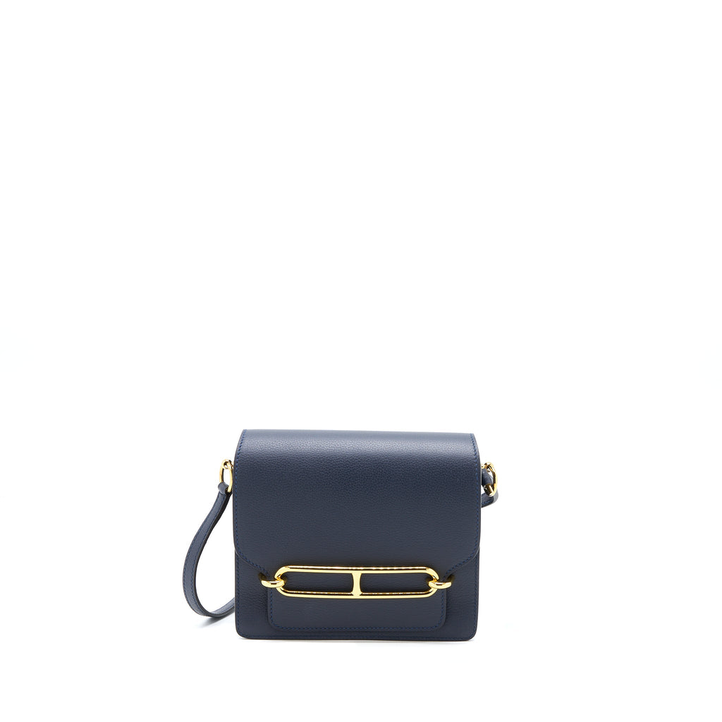 HERMES MINI ROULIS EVERCOLOUR BLUE NUIT GHW