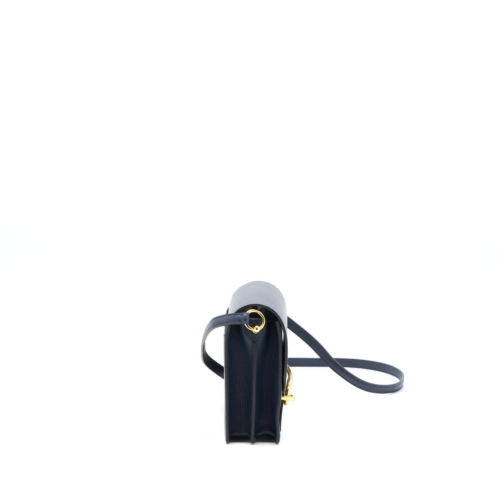 HERMES MINI ROULIS EVERCOLOUR BLUE NUIT GHW