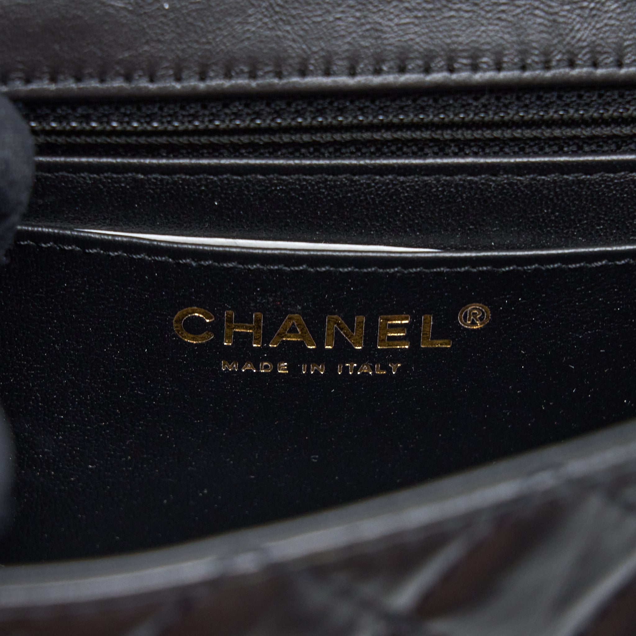 CHANEL MINI 2.55 REISSUE FLAP BAG AGED CALFSKIN BLACK BRUSHED GHW (MICROCHIP)