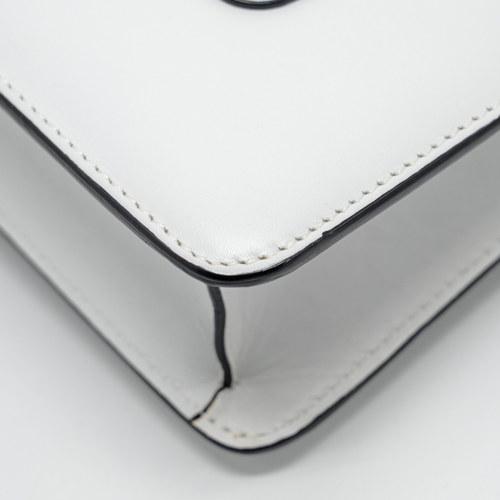 BVLGARI SERPENTI FOREVER CHAIN BAG CALFSKIN WHITE LGHW