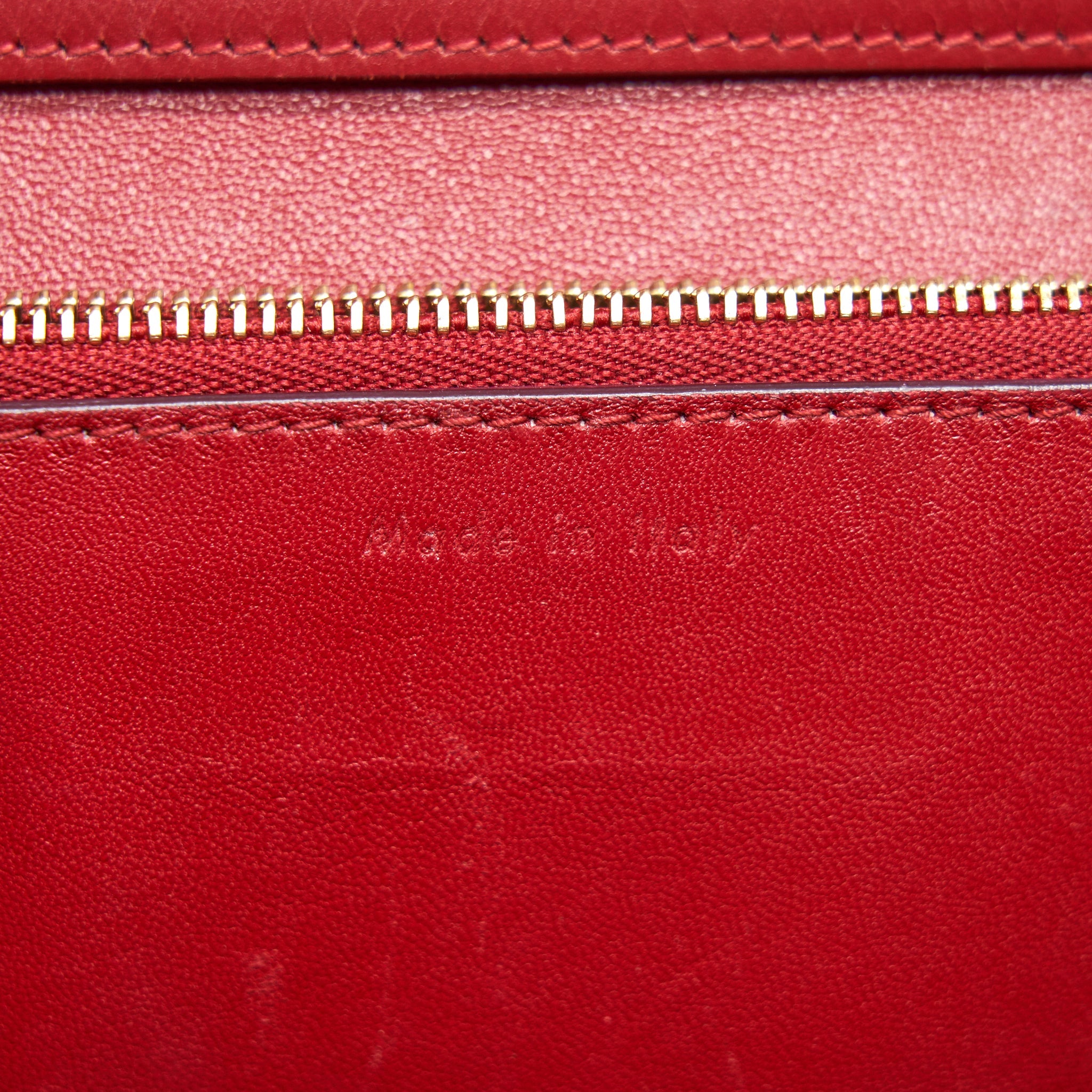 CELINE MEDIUM CLASSIC BAG RED WITH GHW