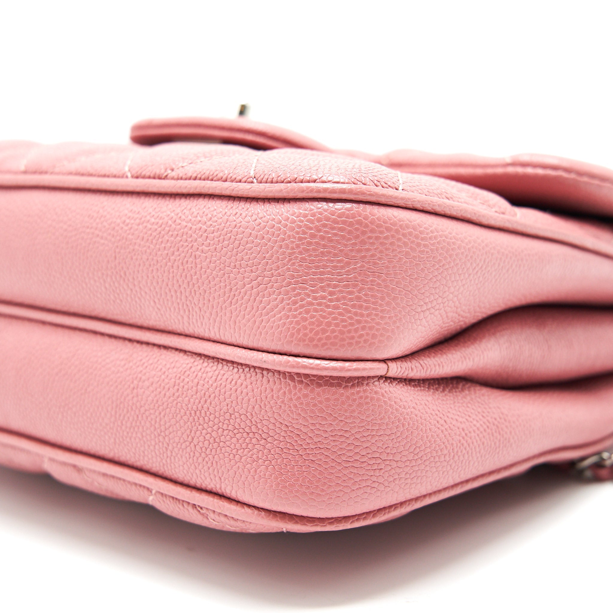 CHANEL URBAN COMPANION FLAP BAG CAVIAR PINK SHW