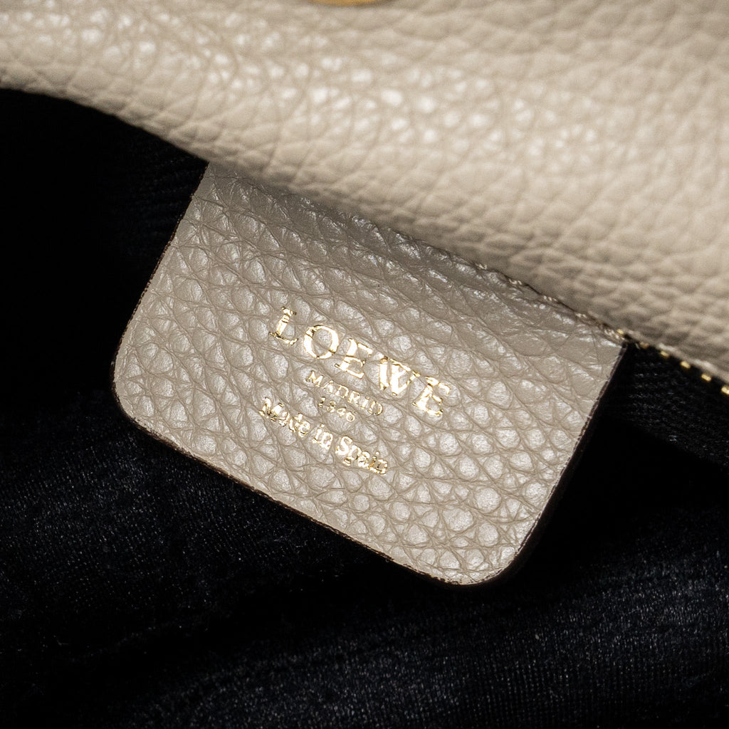LOEWE FLAMENCO BAG CALFSKIN BEIGE LGHW