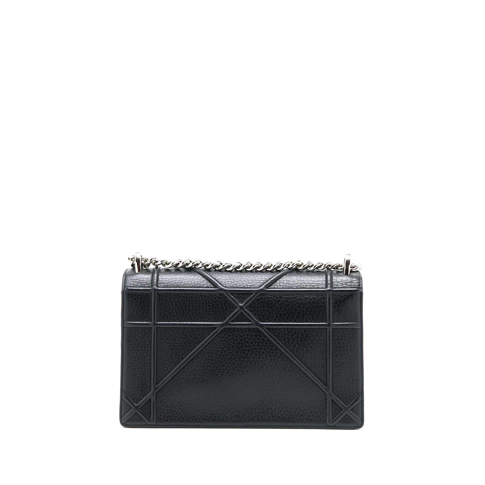 DIOR MEDIUM DIORAMA CALFSKIN BLACK SHW
