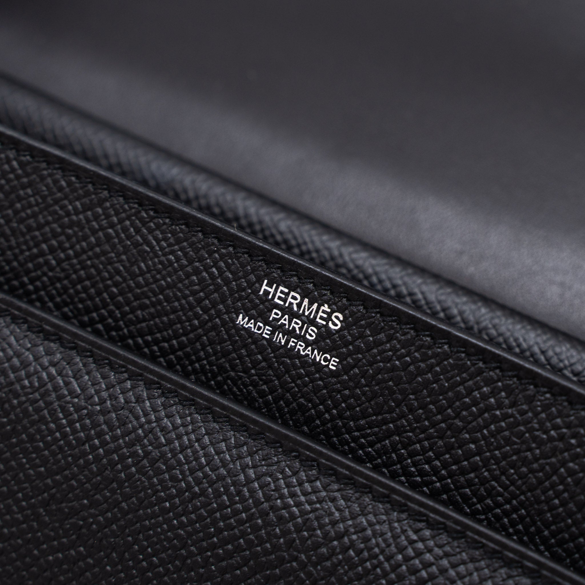 HERMES VERROU 21 BAG EPSOM BLACK SHW